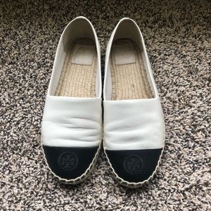 Tory Burch Leather Espadrilles